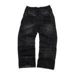 DOUBLE-WAISTED DENIM back